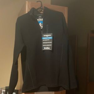 Brand new Kuhl 1/4 zip interceptr fleece black size large mens